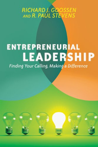 Entrepreneurial Leadership Finding Your Calling, Making a Difference N/A 9780830837731 Front Cover