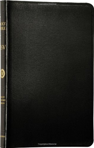 ESV Thinline Bible (Bonded Leather, Black)   2001 9781581343731 Front Cover