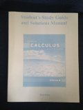 Concepts of Calculus with Applications   2008 (Student Manual, Study Guide, etc.) 9780321334732 Front Cover
