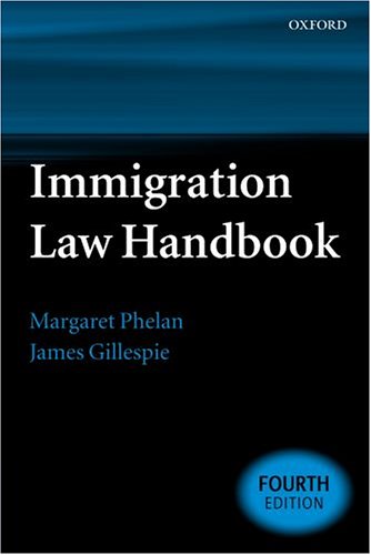Immigration Law Handbook  4th 2005 (Revised) 9780199284733 Front Cover