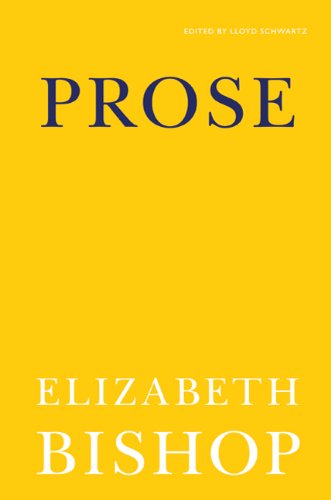 Prose   2011 9780374532734 Front Cover