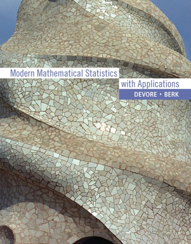 Modern Mathematical Statisticsw/applications/cd   2007 9780534404734 Front Cover