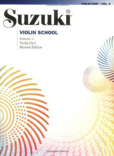 Suzuki Violin School, Vol 5 Violin Part  1994 (Revised) 9780739060735 Front Cover