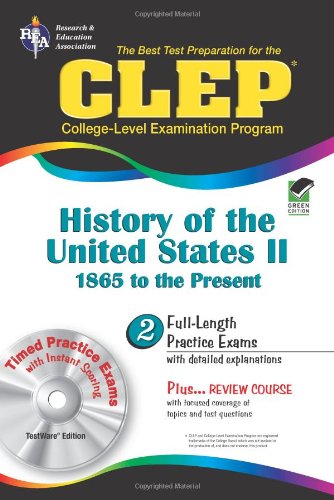 CLEPï¿½ History of the United States II  N/A 9780878912735 Front Cover
