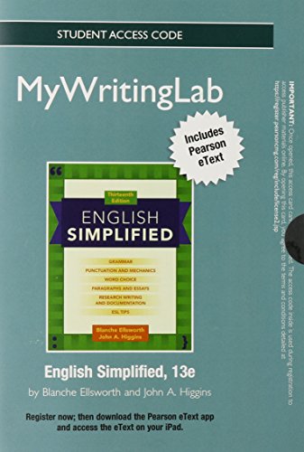 English Simplified  13th 2013 (Revised) 9780205902736 Front Cover