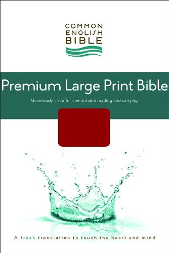 CEB Common English Bible Premium Large Print Decotone Crimson   2011 9781609260736 Front Cover