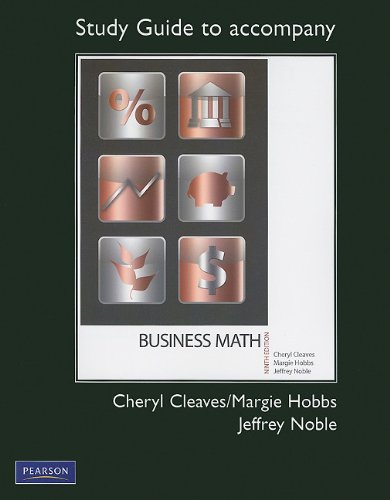 Business Mathematics Complete and Brief Editions:  9th 2011 9780132111737 Front Cover