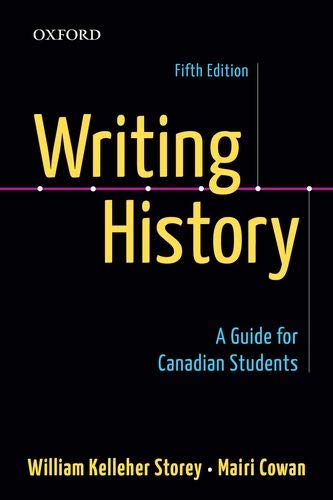 WRITING HISTORY >CANADIAN<              N/A 9780199033737 Front Cover