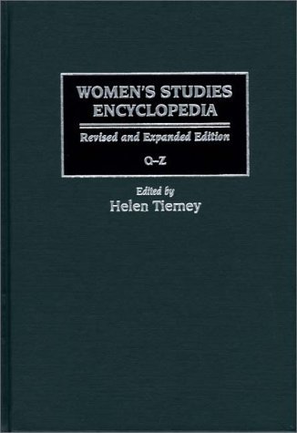 Women's Studies Encyclopedia   1999 (Revised) 9780313310737 Front Cover