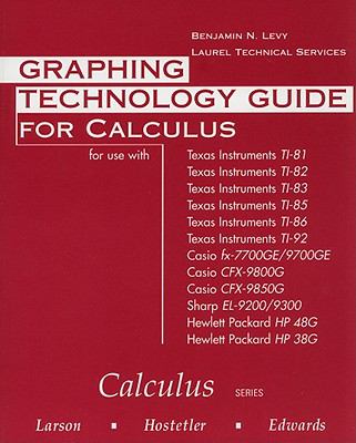 Graphing Technology Guide for Calculus  6th 1998 9780395887738 Front Cover