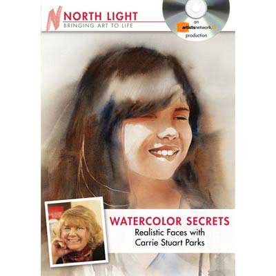 Watercolor Secrets: Realistic Faces  2011 9781440313738 Front Cover