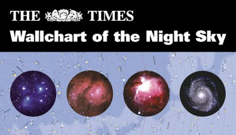 Times Wall Chart of the Night Sky  N/A 9780007112739 Front Cover