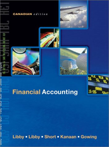 FINANCIAL ACCOUNTING >CANADIAN 1st 9780070891739 Front Cover