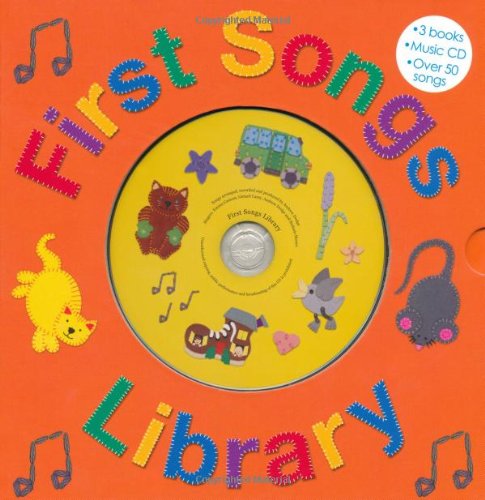 First Songs Library Over 50 Songs! Includes 3 Books with a CD N/A 9780312508739 Front Cover