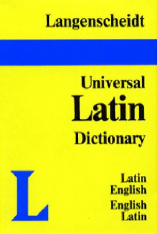 Langenscheidt Universal Dictionary Latin/English-English/Latin   1966 9780887291739 Front Cover