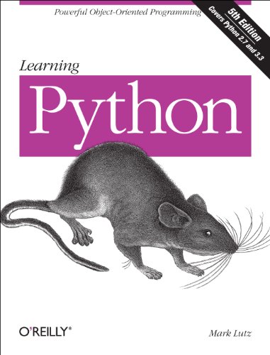 Learning Python Powerful Object-Oriented Programming 5th 2013 9781449355739 Front Cover
