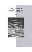 Study Guide/ Working Papers for College Accounting  2nd 2012 9780077430740 Front Cover