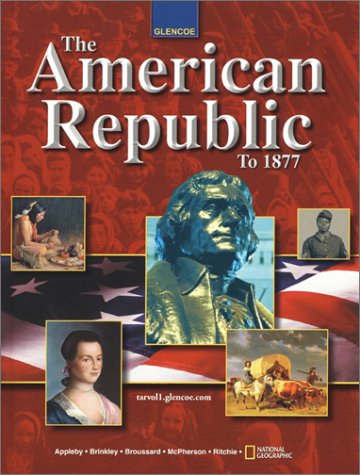 American Republic to 1877, Student Edition   2003 (Student Manual, Study Guide, etc.) 9780078264740 Front Cover
