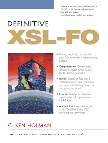 Definitive XSL-FO   2003 9780131403741 Front Cover