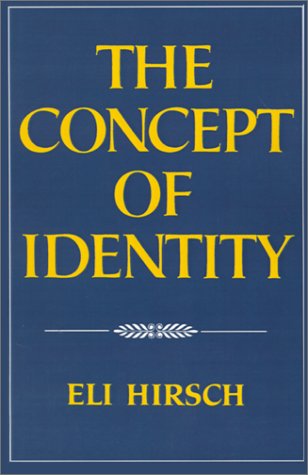 Concept of Identity   1982 9780195074741 Front Cover