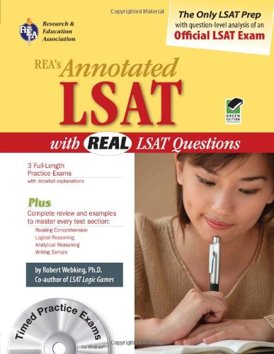 Annotated LSAT With Real LSAT Questions N/A 9780738603742 Front Cover