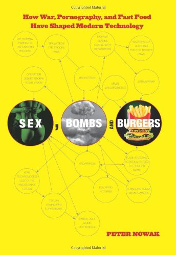Sex, Bombs, and Burgers How War, Pornography, and Fast Food Have Shaped Modern Technology  2011 9780762772742 Front Cover