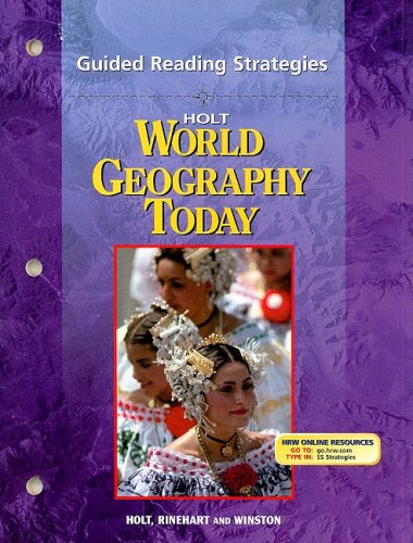 World Geography Today Guided Reading Strategies 5th 9780030388743 Front Cover