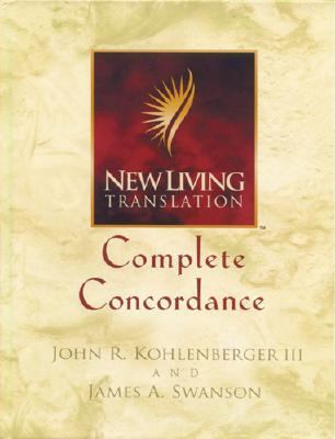 New Living Translation Complete Concordance   1996 9780842332743 Front Cover