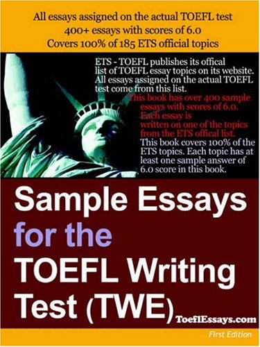 Sample Essays for the TOEFL Writing Test (TWE)  N/A 9781411607743 Front Cover