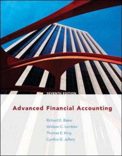 Advanced Financial Accounting  7th 2008 (Revised) 9780073526744 Front Cover