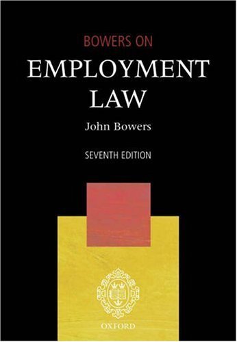 Practical Approach to Employment Law  7th 2005 (Revised) 9780199273744 Front Cover