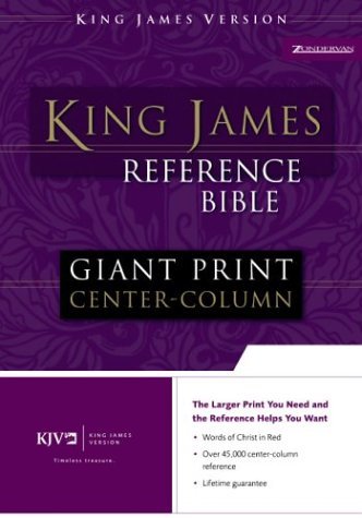 King James Reference Bible   2004 (Large Type) 9780310931744 Front Cover