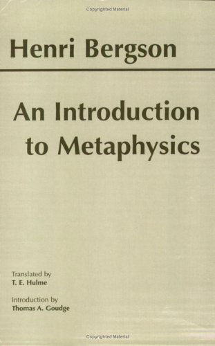 Introduction to Metaphysics  Reprint  9780872204744 Front Cover