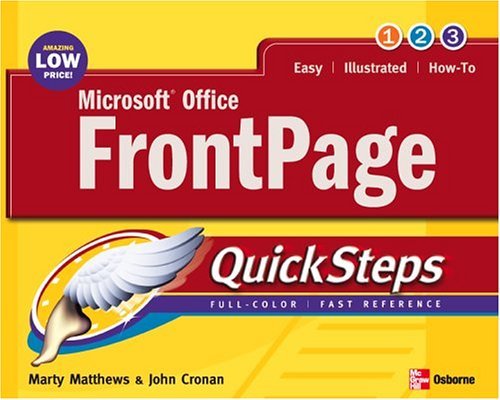 Microsoft Office FrontPage 2003 QuickSteps   2004 9780072258745 Front Cover