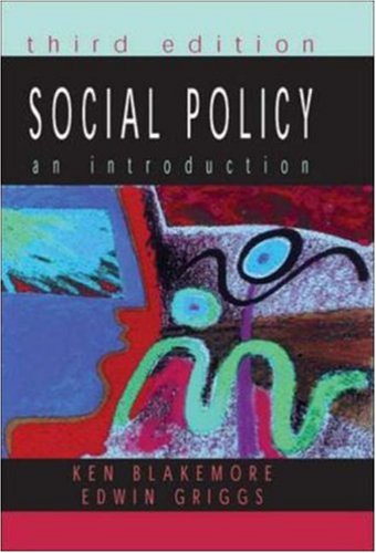 Social Policy An Introduction 3rd 2007 (Revised) 9780335218745 Front Cover