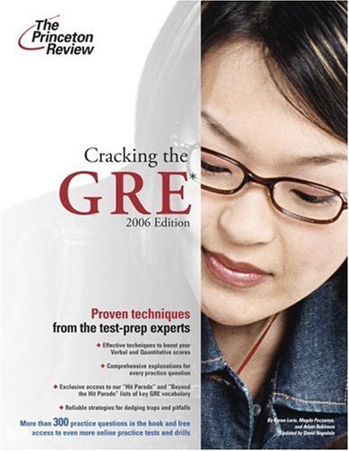 Cracking the GRE 1st 9780375764745 Front Cover