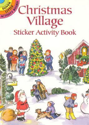 Christmas Village Sticker Activity Book  N/A 9780486420745 Front Cover
