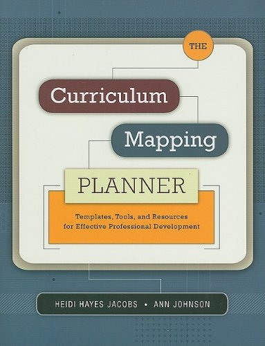 Curriculum Mapping Planner Templates, Tools, and Resources for Effective Professional Development  2009 9781416608745 Front Cover