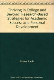 Thriving in College and Beyond Research-Based Strategies for Academic Success and Personal Development 3rd (Revised) 9781465210746 Front Cover