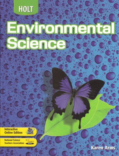 Holt Environmental Science  4th (Large Type) 9780030661747 Front Cover