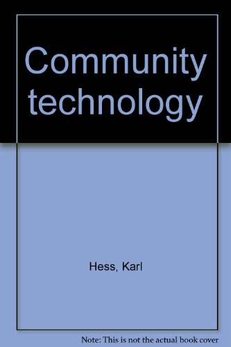Community Technology  1979 9780060118747 Front Cover