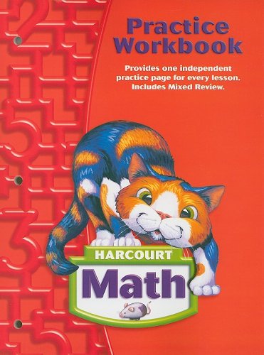 Harcourt Math Practice Workbook 2nd (Student Manual, Study Guide, etc.) 9780153364747 Front Cover