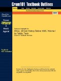 Outlines and Highlights for Afric African History Before 1885, Volume I by Falola, Toyin, ISBN N/A 9781428849747 Front Cover