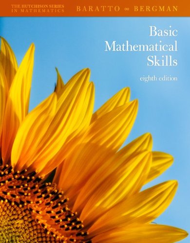 Hutchison's Basic Math Skills with Geometry  8th 2010 9780077354749 Front Cover