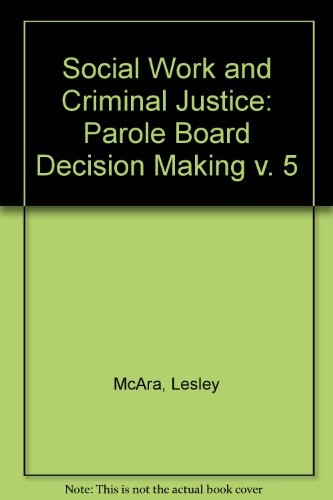 Social Work and Criminal Justice  1999 9780114958749 Front Cover