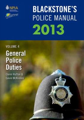 General Police Duties 2013  15th 2012 9780199658749 Front Cover