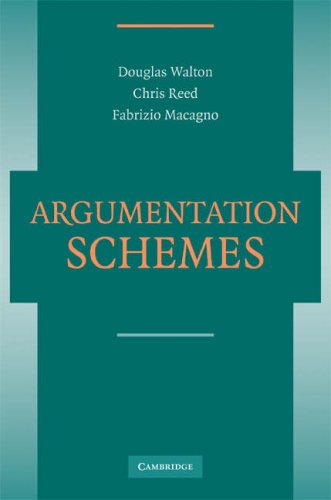 Argumentation Schemes   2008 9780521723749 Front Cover