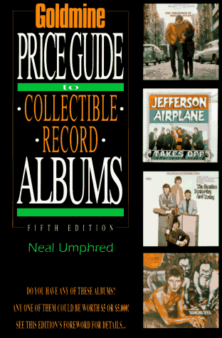 Goldmine Price Guide to Collectible Record Albums 5th 1996 (Revised) 9780873413749 Front Cover