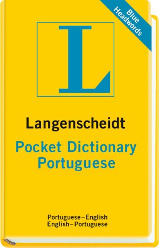 Langenscheidt Pocket Dictionary Portuguese   2011 9783468980749 Front Cover