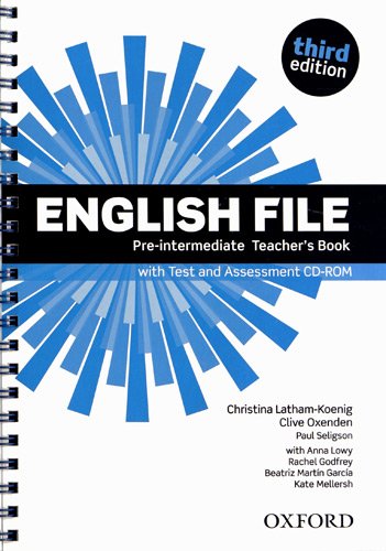 English File Pre-Intermediate  3rd (Teachers Edition, Instructors Manual, etc.) 9780194598750 Front Cover